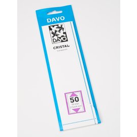 Davo stamp mounts Cristal 215 x 54 mm - set of 8