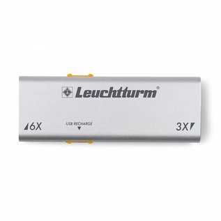 Leuchtturm LED-uitschuifloep Duplex, 3x & 6x vergrotend