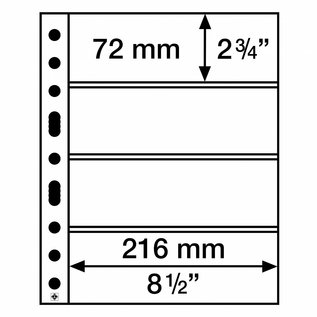 Leuchtturm Glasheldere bladen Grande Easy 4C - 50 stuks