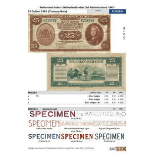 Plomp Catalogue Papermoney of the Netherlands 1760-Present. Part 2