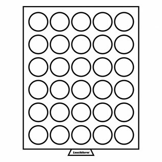 Leuchtturm muntenbox MB 30 ronde vakken 39 mm