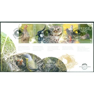 NVPH Nederland FDC 800 a & b Beleef de Natuur: Roofvogels 2