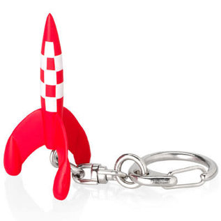 moulinsart Kuifje sleutelhanger - raket