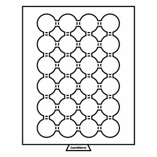 Leuchtturm muntenbox MB GRIPS 34 & 35 mm - 24 vakken