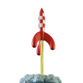 moulinsart Tintin Icons - The rocket of Calculus during lift-off