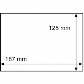 Leuchtturm Glasklare Schutzhüllen HP50 187x125 mm - 50 Stück