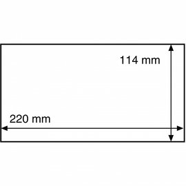 Leuchtturm glasheldere hoezen HP40 220x114 mm - 50 stuks