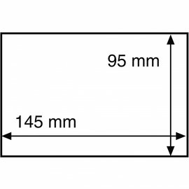 Leuchtturm glasheldere hoezen HP10 145x95 mm - 50 stuks