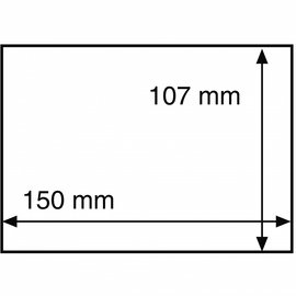 Leuchtturm Glasklare Schutzhüllen HP20 150x107 mm - 50 Stück