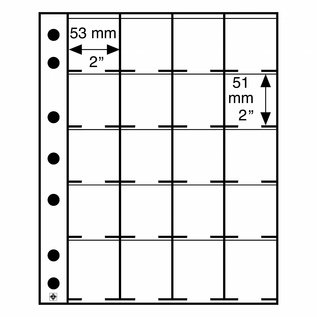 Leuchtturm Kunststoffhüllen Grande M 20 K - 5er Pack