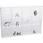 Safe Transparent Display Cabinet 30x20x4.2cm - 12 compartments