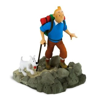 moulinsart Tintin statue - Tintin as hiker