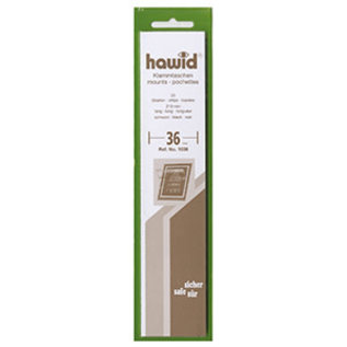 thumbnail image 2 of HAWID Stamp Mounts #1203 - Black - 160x120d Mm - 10 Pieces Group Of 2 | Publications & Supplies 2 of 9