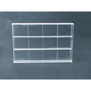 Safe Display cabinet Transparent 35x24x4.5 cm - 12 compartments