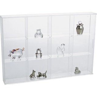 Safe Display cabinet Transparent 35x24x4.5 cm - 12 compartments