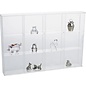 Safe Display cabinet Transparent 35x24x4.5 cm - 12 compartments