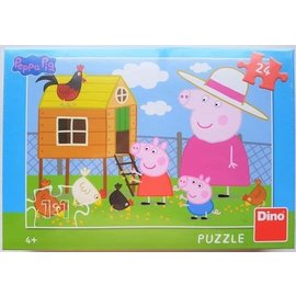 Dino Peppa Big puzzel boerderij