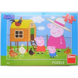 Dino Peppa Big puzzel boerderij