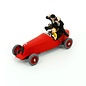 moulinsart Tintin model car - The red racing car from The Cigars of the Pharao