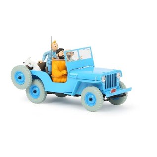 moulinsart Tim und Struppi Auto 1:24 #04 Der blaue Jeep