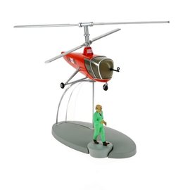 moulinsart Tintin airplane - The Helicopter BH15 of the base Sprodj