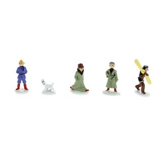 moulinsart set of mini figures Tintin in the Land of the Soviets