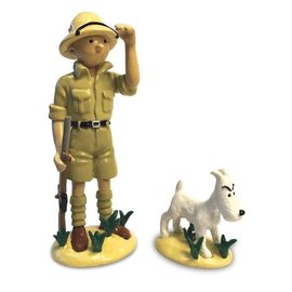 moulinsart set mini figures Tintin in the Congo
