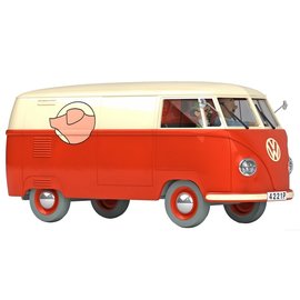 moulinsart Tintin car 1:24 #13 The Volkswagen bus of Mr Cutts