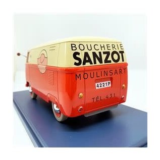 moulinsart Kuifje auto 1:24 #13 De Volkswagenbus van Meneer Sanzot