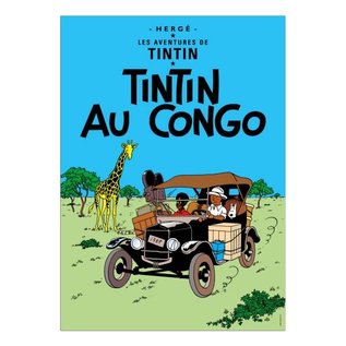 moulinsart Tintin poster - Tintin in the Congo - 50 x 70 cm