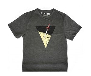moulinsart Tintin T-shirt Rocket to the moon