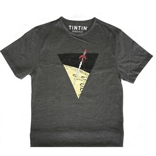 moulinsart Tintin T-shirt Rocket to the moon