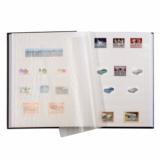 Leuchtturm insteekboek voor postzegels Comfort W 64 witte bladzijden