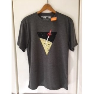 moulinsart Tim und Struppi T-Shirt Mondrakete