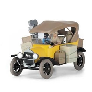 moulinsart Tim und Struppi Auto 1:12 Ford T gelb - Kongo