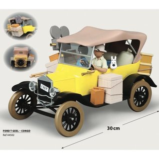 moulinsart Tim und Struppi Auto 1:12 Ford T gelb - Kongo