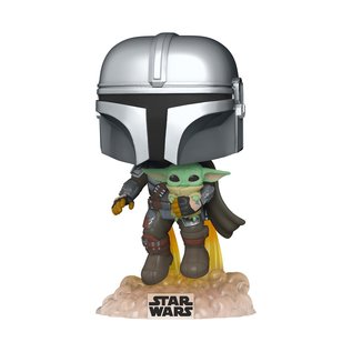 Funko Pop! Star Wars The Mandalorian 402 - The Mandalorian Flying with Jet Pack