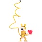 Plastoy Spirou figure Marsupilami with heart