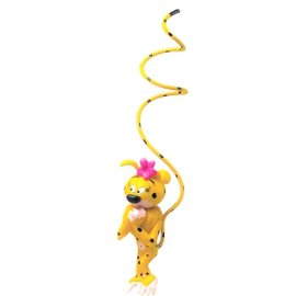 Plastoy Spirou figure Marsupilami female with flower