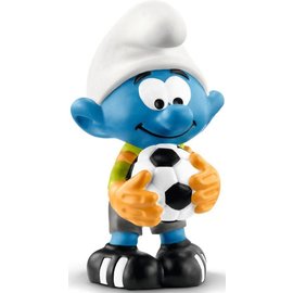 Schleich Goalkeeper Smurf with soccer ball