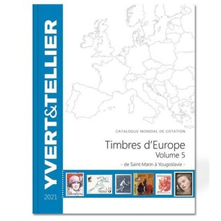 Yvert & Tellier Timbres d'Europe Volume 5 de Saint-Marin à Yougoslavie