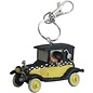Plastoy Gaston Lagaffe keychain - Gaston in car