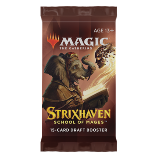 Wizards of the Coast Magic The Gathering Draft Booster Strixhaven School of Mages