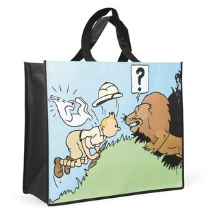 moulinsart Tintin Tote bag shopper -  Tintin in Africa