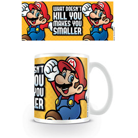 Pyramid Super Mario mug - What doesn't kill you makes you smaller