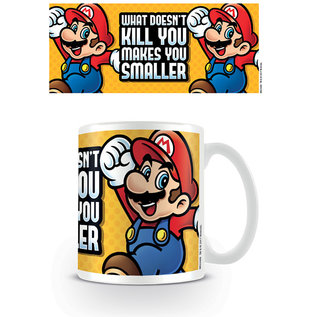 Pyramid Super Mario mug - What doesn't kill you makes you smaller