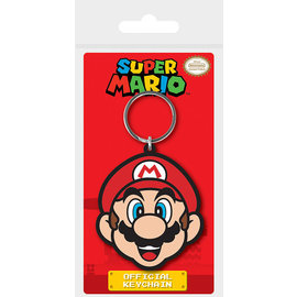 Pyramid Super Mario rubber keychain