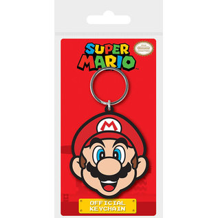 Pyramid Super Mario rubber keychain