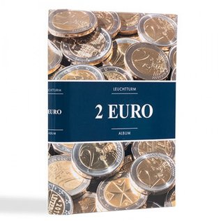 Leuchtturm Taschenalbum für 2-Euro-Münzen 48 Fächer