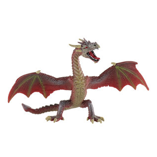 Bullyland Drache fliegend rot & braun